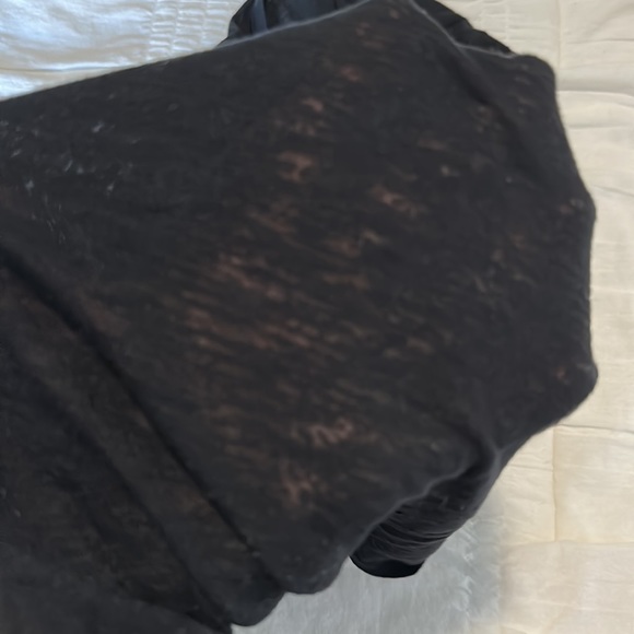 Lululemon Black Cotton Tee - Picture 2 of 4